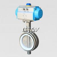 不銹鋼氣動襯氟蝶閥